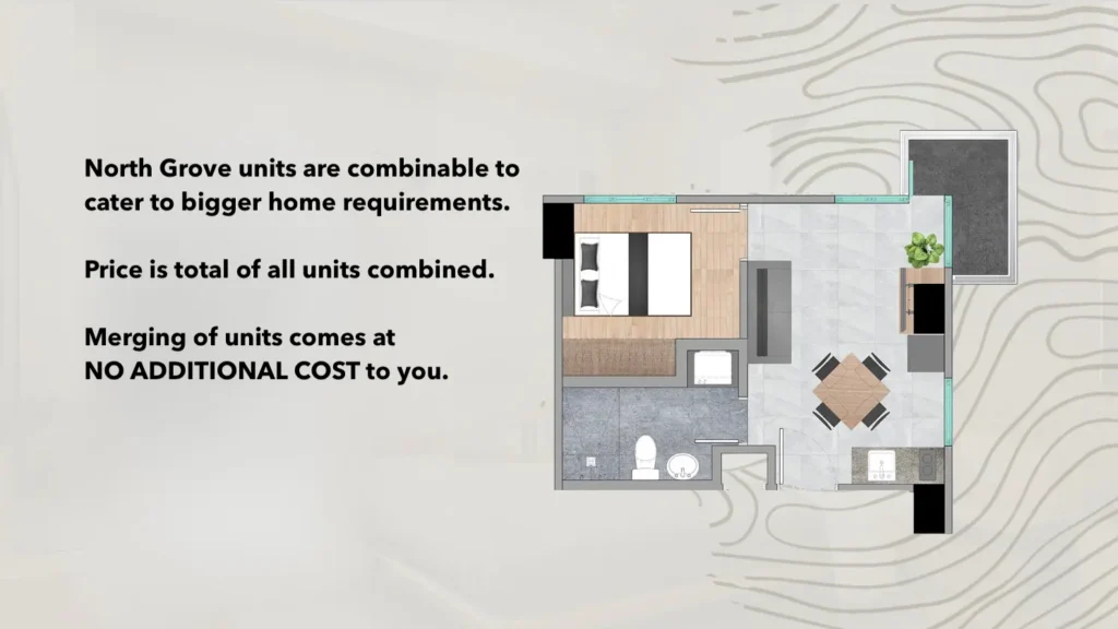1-Bedroom Merged Unit